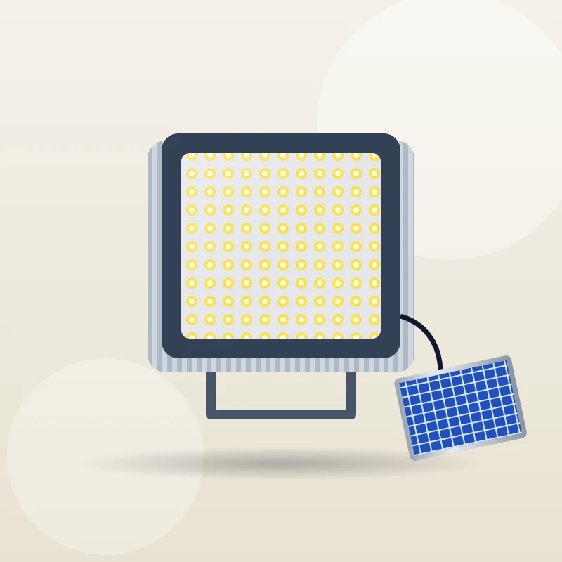 Solar Flood Light 200W with Remote