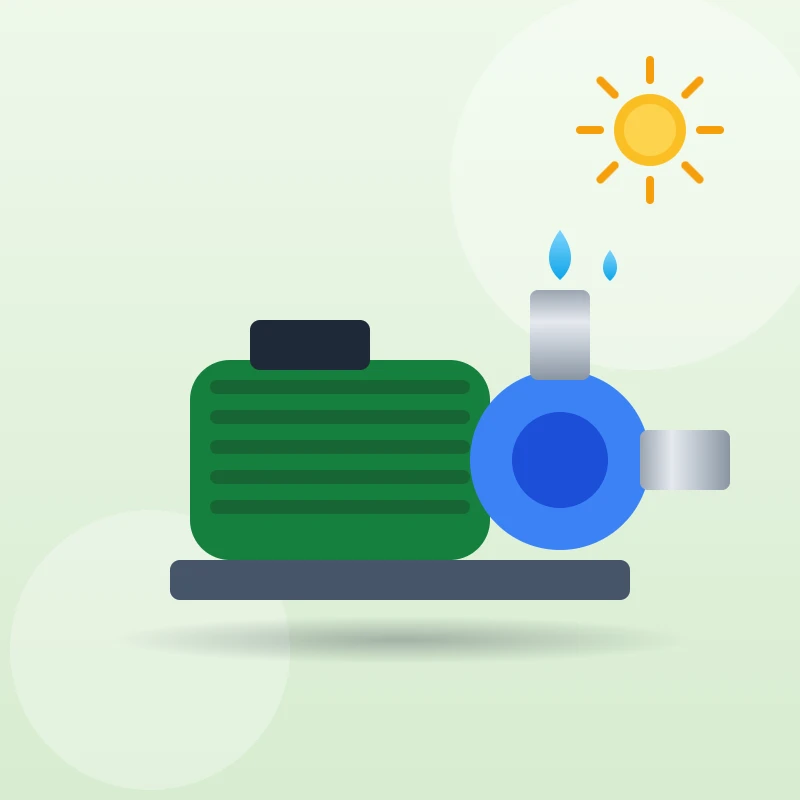 Solar Surface Irrigation Pump 1HP