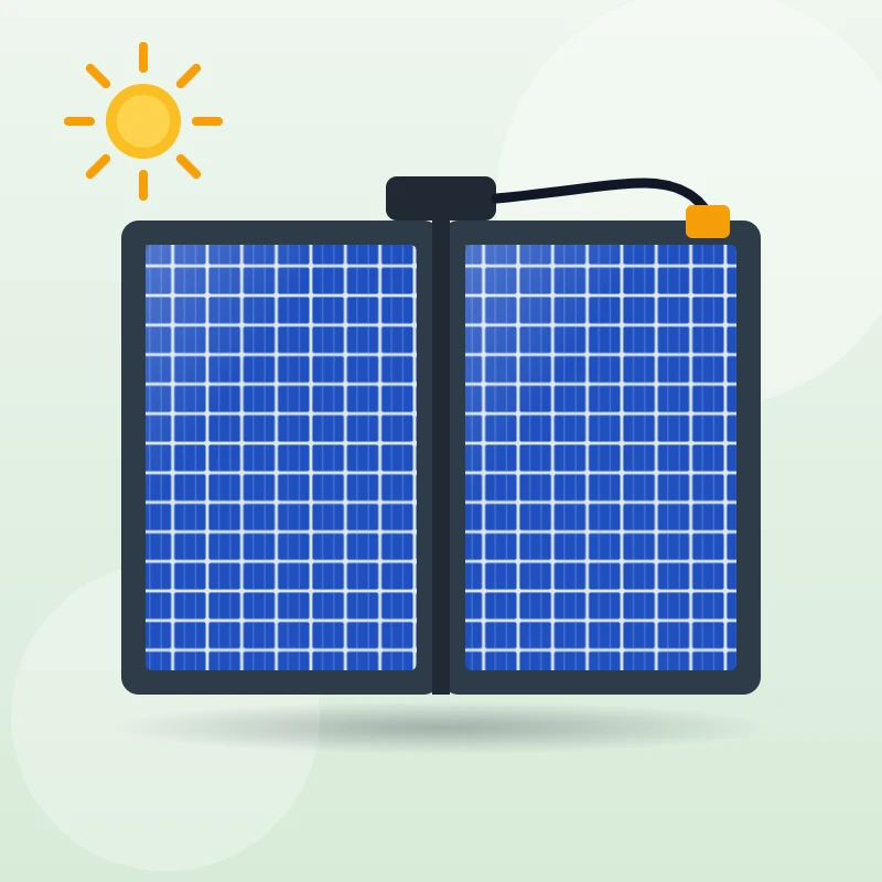 Portable Foldable Solar Panel 100W